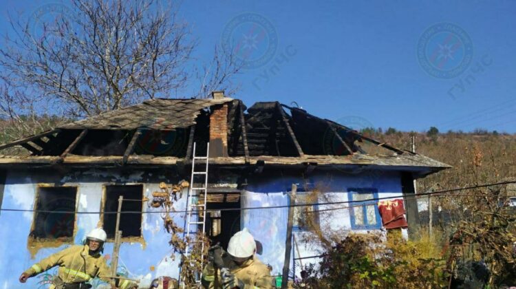 FOTO Macabru! O bătrână din Rîbnița a ars de vie în propria casă! Ce au constatat experții