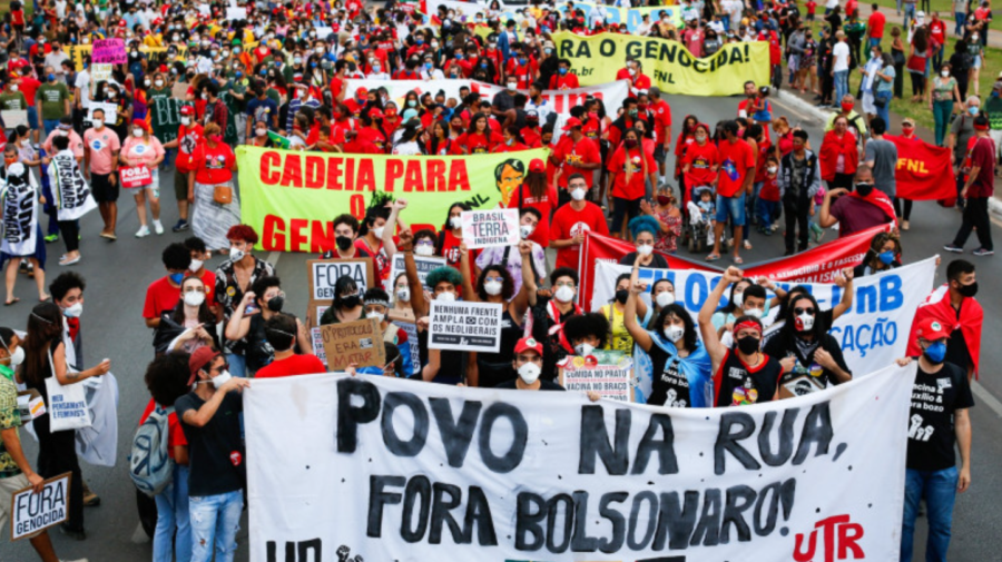 VIDEO Protest de amploare în Brazilia. Se cere demisia președintelui Jair Bolsonaro