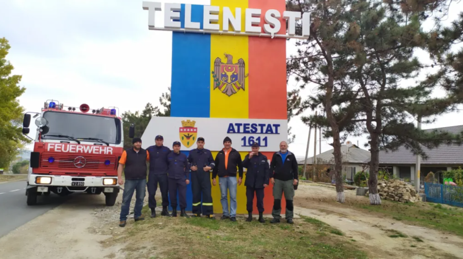 FOTO Cadou destinat pompierilor din Telenești. Ce au primit din partea unui grup de voluntari