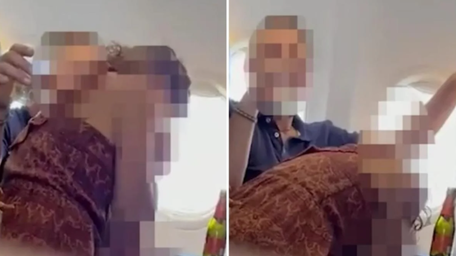 VIDEO 18+ Cuplu surprins în ipostaze intime în avion. Reacția pasagerilor (spectatorilor)