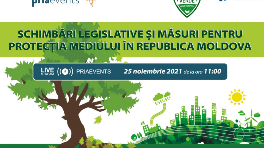 Cele mai importante teme de mediu pentru Republica Moldova vor fi dezbătute în cadrul Pria Environment Moldova