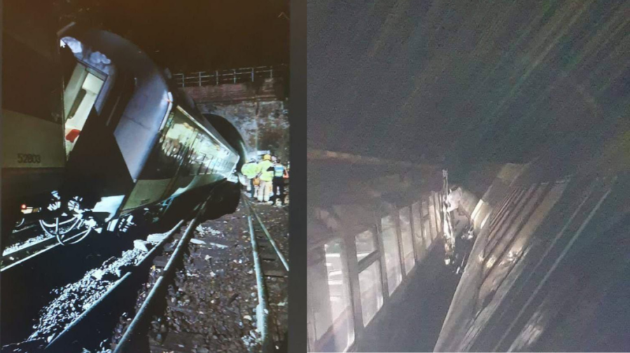 FOTO Accident de groază în Marea Britanie! Două trenuri pline cu oameni s-au ciocnit