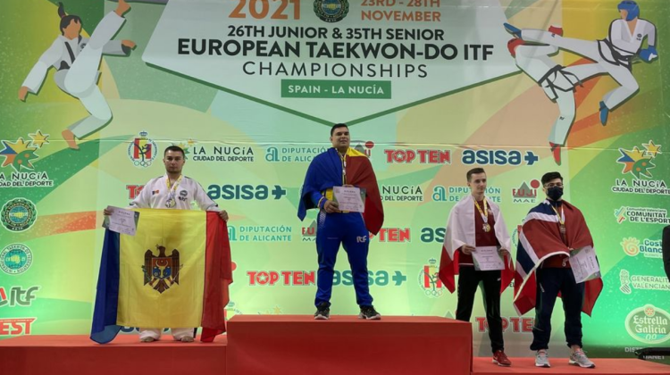 Încă un moldovean pe podium! Ivan Iliev a devenit vicecampion european la Taekwon-Do ITF