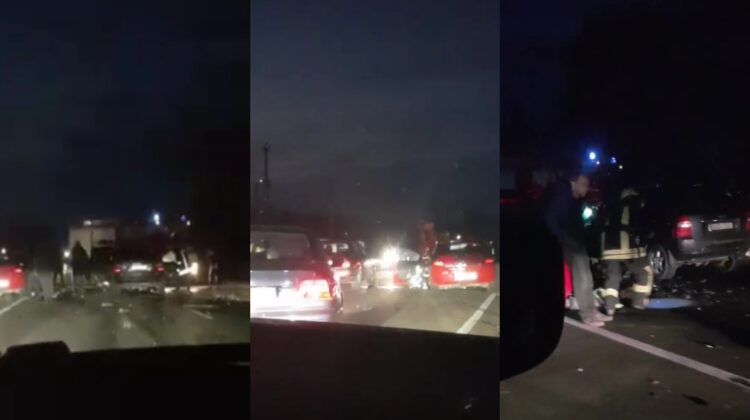 VIDEO Accident rutier groaznic la Strășeni. Echipa de descarcerare, la fața locului
