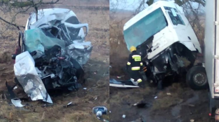 Nu sunt victime minore în accidentul din Ștefan Vodă. Șoferul camionului a fost reținut. Ce a arătat testul la alcool