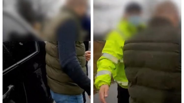 VIDEO Șofer obraznic pe un traseu din țară! A vrut să fie „erou”, însă a fost escortat la inspectorat