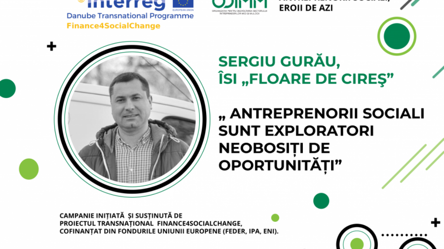 VIDEO Sergiu Gurău, „Floare de cireș” SRL: Istoria de succes a întreprinderii sociale de inserție