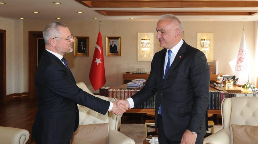 Sergiu Prodan se află la Ankara. Ministrul va participa la deschiderea Zilelor Culturii Moldovei în Turcia