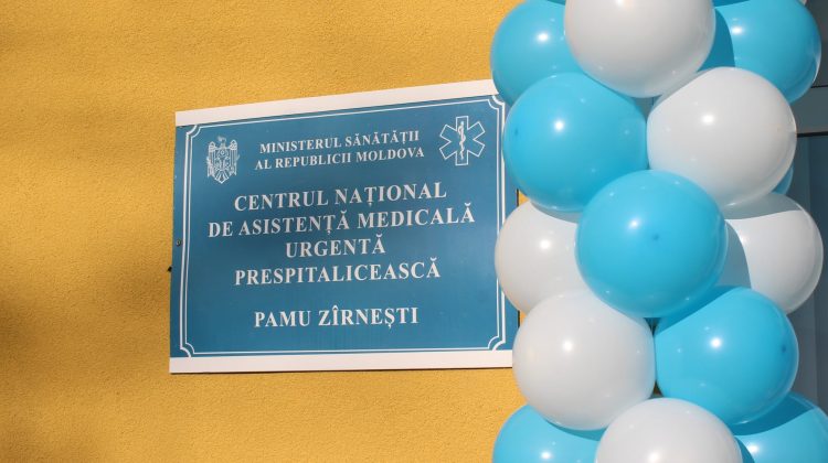 Punctul de Asistență Medicală Urgentă din Zîrnești a fost renovat! Edificiul corespunde standardelor europene