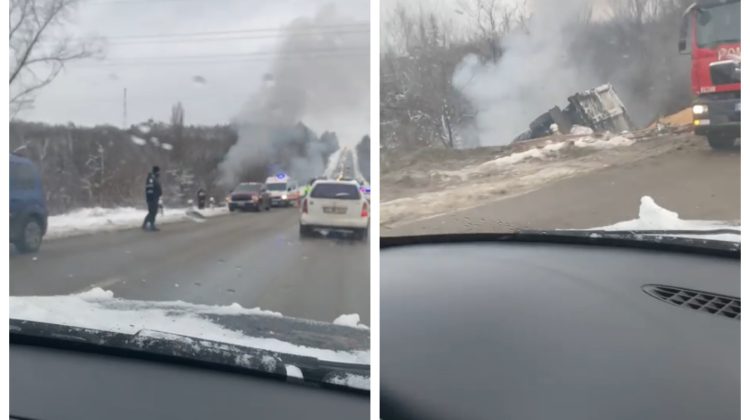 MORTAL! Un bărbat a decedat în urma unui impact, pe șoseaua Balcani. Imagini VIDEO după accident