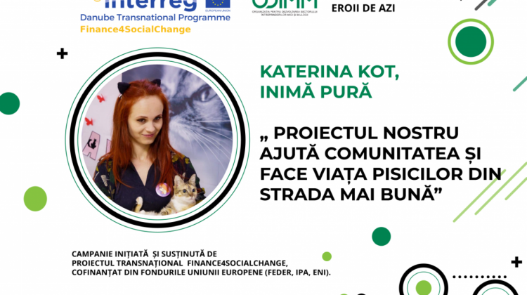 Katerina Kot, despre „Inimă Pură”: Proiectul nostru ajută comunitatea și face viața pisicilor din strada mai bună