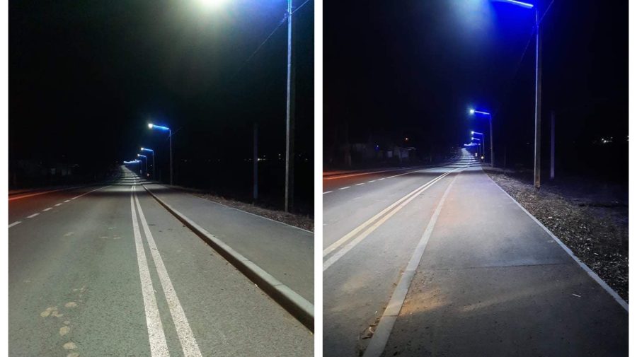 Mai multă lumină pe străzile dintr-o localitate din raionul Cimișlia. Lucrările de restabilire, finalizate