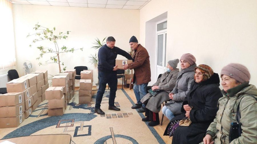 Peste opt mii de pensionari din Orhei au primit daruri de la echipa lui Ilan Șor, cu ocazia sărbătorilor de iarnă