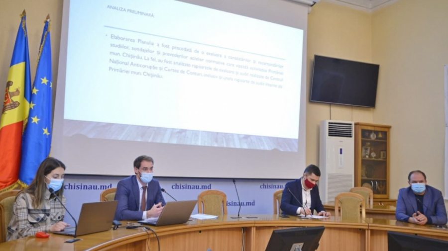 VIDEO Proiectul Planului Local Anticorupție pentru anii 2022-2025, discutat într-o ședință. Ce își propune APL Chișinău
