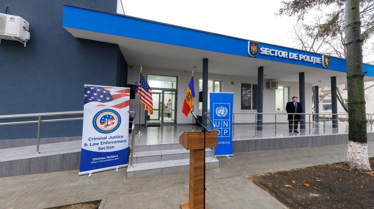 FOTO Renovat și modernizat conform standardelor europene! Vezi cum arată noul sector de Poliție din nordul țării