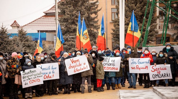 Protest la Orhei! Oamenii cer demisia Guvernului