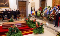 FOTO Funeraliile de stat pentru David Sassoli au loc la Roma. Participă președintele Italiei și liderii europeni