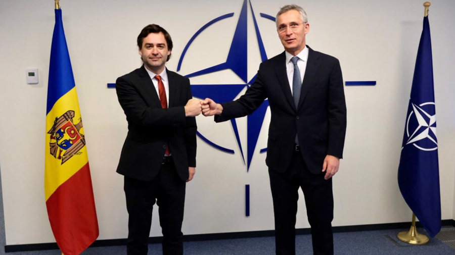 Vicepremierul Nicu Popescu s-a întâlnit cu secretarul general al NATO, Jens Stoltenberg. Ce au discutat oficialii