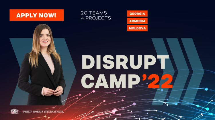 Ești pasionat de lumea startup-urilor? Philip Morris te provoacă să participi la Disrupt Camp!