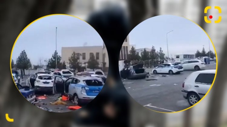 VIDEO Mașini de poliție distruse! 18 polițiști morți în Kazahstan, dar și un copil a fost ucis, altul fiind rănit grav