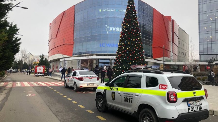 UPDATE: Alertă cu bombă la centrul comercial „MallDova”. Autorul cere un avion și peste 2 mii de euro