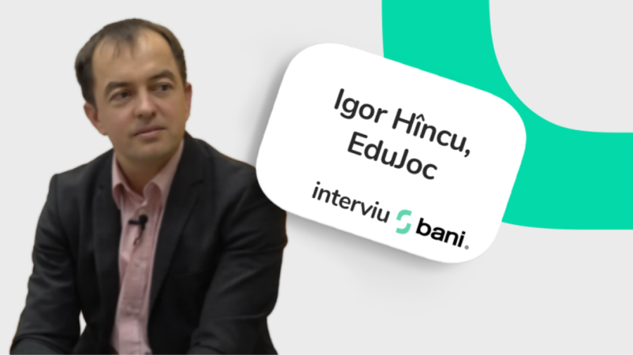 VIDEO Interviu „10 LEI”, marca BANI.MD. Igor Hîncu, EduJoc: „Oferim copiilor invitația de a crea propria poveste”