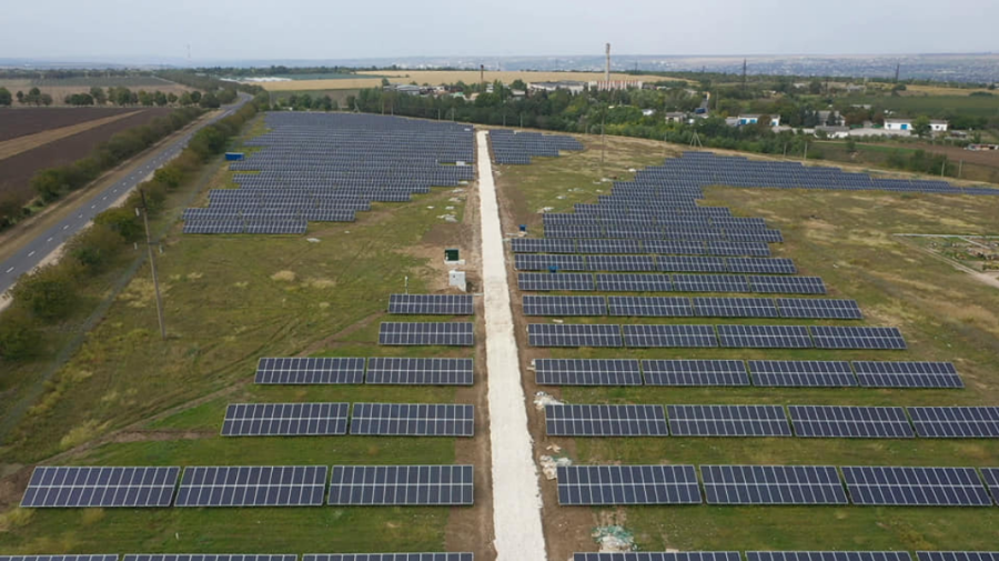 FOTO Cel mai mare parc fotovoltaic din Moldova este funcțional! Proiectul a fost susținut de guvernul chinez