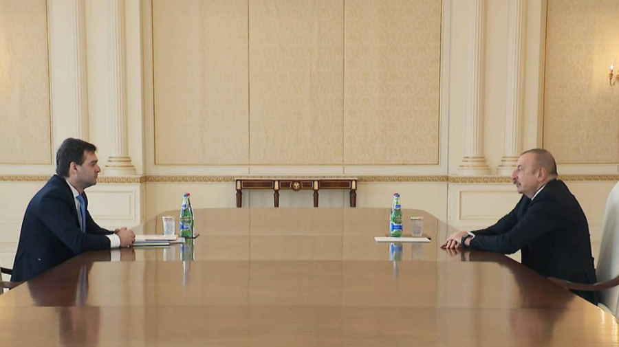 Viceprim-ministrul Nicu Popescu s-a întâlnit la Baku, cu președintele Republicii Azerbaidjan, Ilham Aliyev