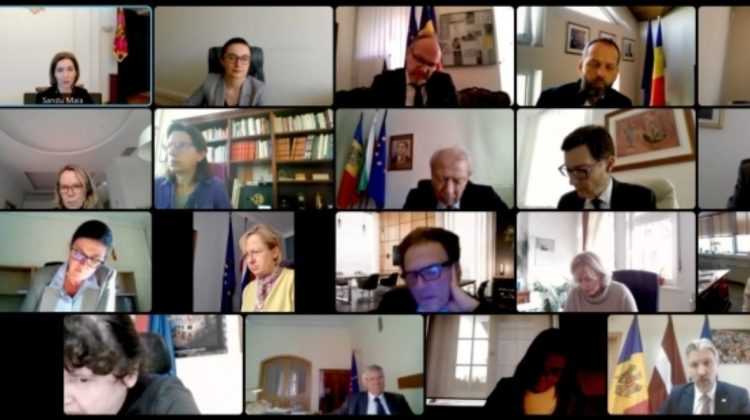 La masa discuțiilor! Maia Sandu a adunat ambasadorii UE de la Chișinău. Au discuta despre acțiunile militare din zonă
