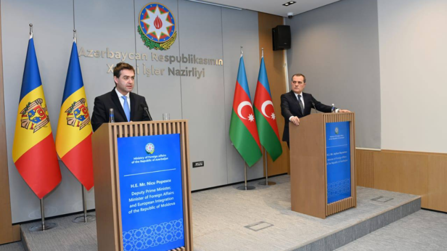 Ministrul Nicu Popescu s-a întâlnit cu omologul său, Jeyhun Bayramov, la Baku. Ce subiecte au abordat oficialii