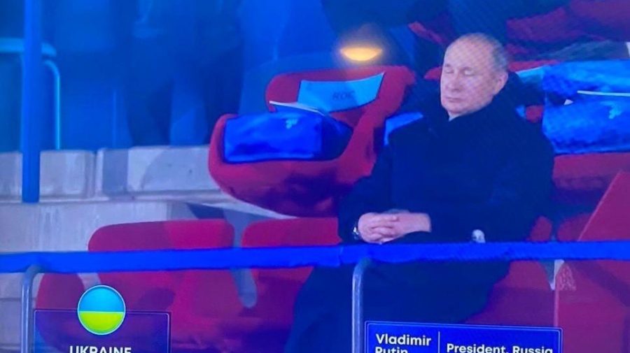 VIDEO Olimpiada cu olimpiada, iar somnul cu somnul! Putin a ațipit în tribuna de la Beijing în timp ce defila Ucraina