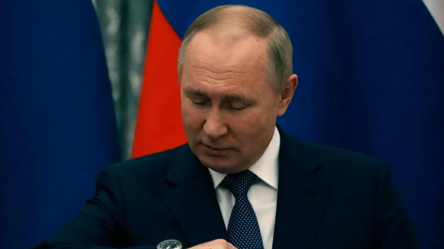 STOP CADRU Cu gura căscată! Putin, la conferința cu Macron, către Kiev: „Îți place, nu-ți place – rabdă, frumoasa mea”