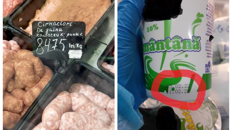 FOTO Produse cu termenul de valabilitate expirat, depistate de ANSA! Au fost imediat retrase din comerț