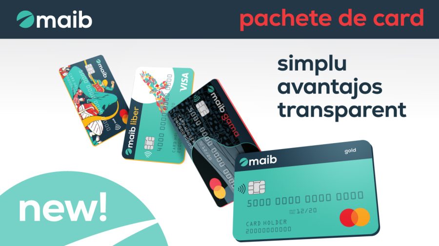 Simplu, avantajos, transparent: maib simplifică pachetele de card