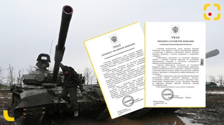 Ucazurile lui Putin prin care au fost trimise trupe militare în Donbas pentru „a păstra pacea”. Documente din Kremlin!