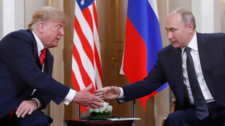 În plin război cu Ucraina, Trump i-a cerut lui Putin să facă publice informațiile pe care le are despre fiul lui Biden
