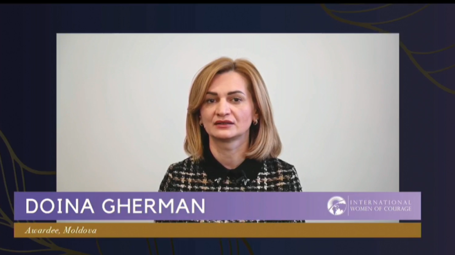 VIDEO Doina Gherman, decernată cu Premiul „Femei curajoase din întreaga lume” 2022. Mesajul ambasadorului SUA