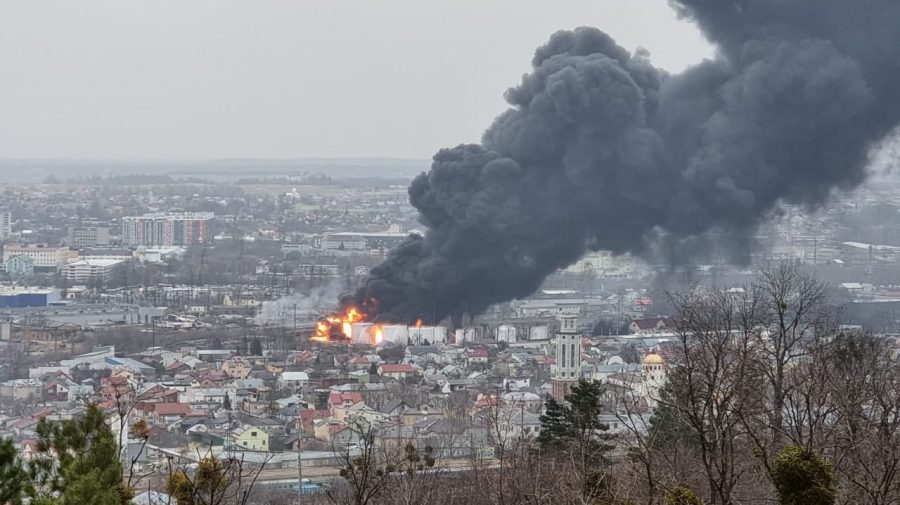 VIDEO, FOTO Livov, cel mai important oraș din vestul Ucrainei, ținta atacurilor rusești! Există cel puțin cinci victime