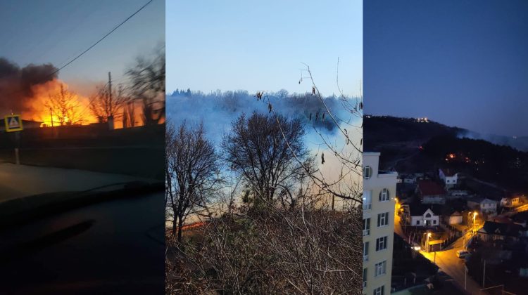 VIDEO Circa 500 de incendii au izbucnit în Republica Moldova joi. Imagini dramatice cu focul care ne mistuie țara