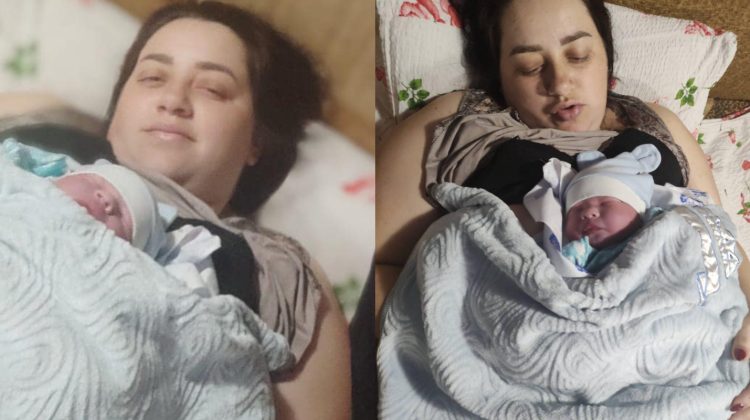 Nu a ajuns la spital, dar nu a fost lăsată fără ajutor. O ucraineancă a născut, fiind asistată prin videoconferință