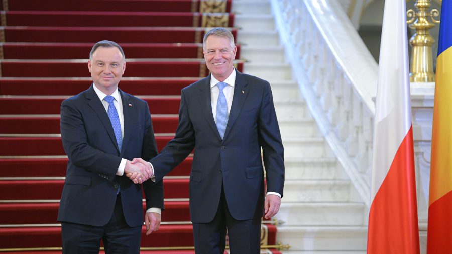 VIDEO La unison! România şi Polonia anunță un sprijin ferm pentru integrarea Moldovei, a Ucrainei şi a Georgiei în UE
