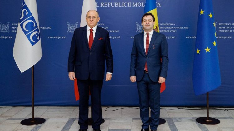 Președintele în exercițiu al OSCE, la Chișinău: Optăm pentru rezolvarea pașnică a conflictului transnistrean