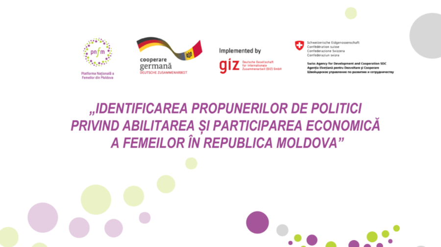 PNFM a finalizat seria de ateliere de lucru privind abilitarea și participarea economică a femeilor în Moldova