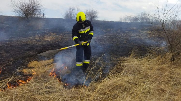 FOTO 1600 de hectare de teren – nimicite într-o zi! Pompierii au intervenit la Fălești, Rezina, Taraclia