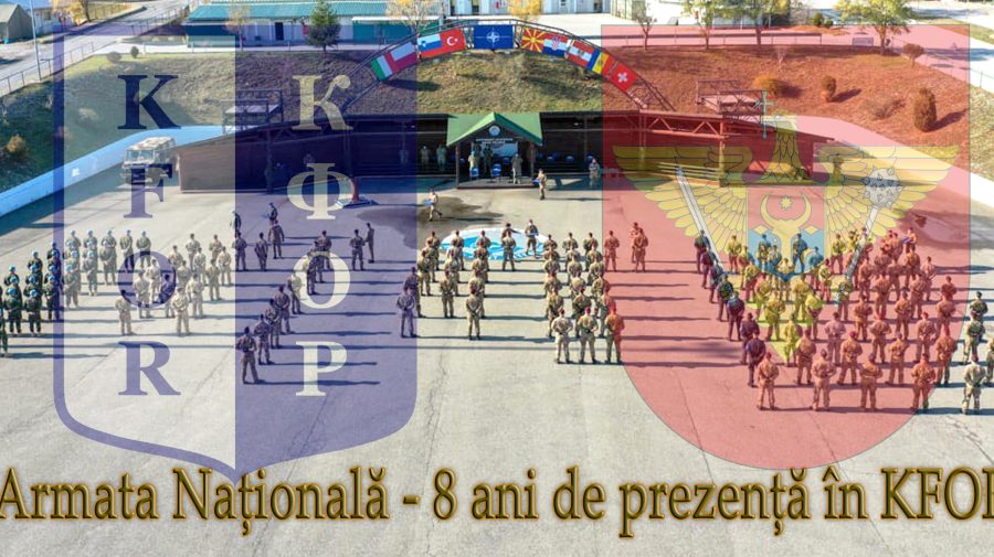 FOTO Armata Națională – de 8 ani în misiunea KFOR din Kosovo! Au participat peste 640 de pacificatori moldoveni