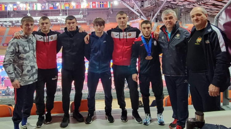 Mândrie pentru Moldova! Luptătorul Artiom Deleanu a cucerit bronzul la Europenele U23