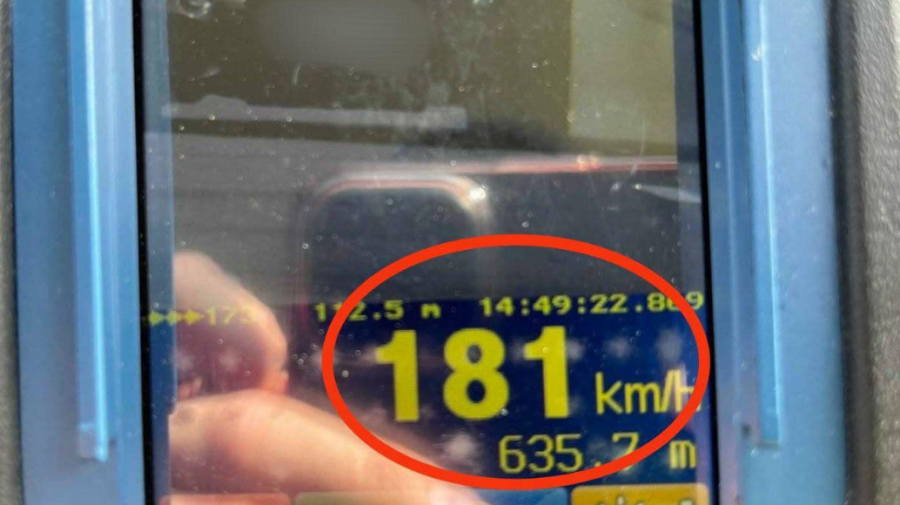 FOTO Șoferul „zburător”! Conducea cu 181 km/h într-o localitate din Taraclia