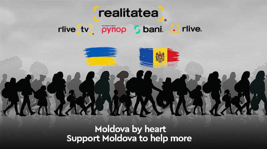 SUPPORT MOLDOVA TO HELP MORE! Peste 132 000 de refugiați din Ucraina se află astăzi în Republica Moldova