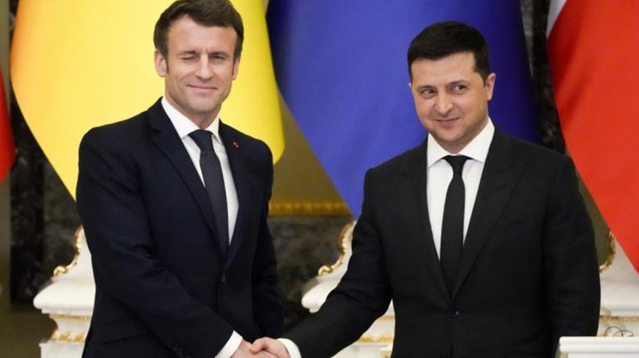 Refuzul lui Macron de a denunţa un ”genocid” în Ucraina este foarte dureros, declară Zelenski