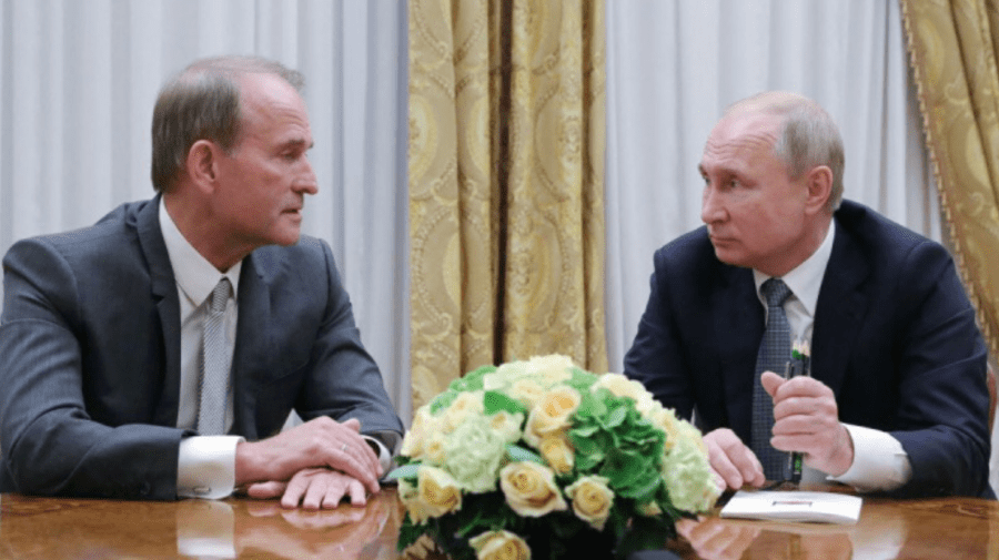 VIDEO Apel către cumătru! Medvedciuk îi spune lui Putin că vrea să fie schimbat pe apărătorii Mariupolului